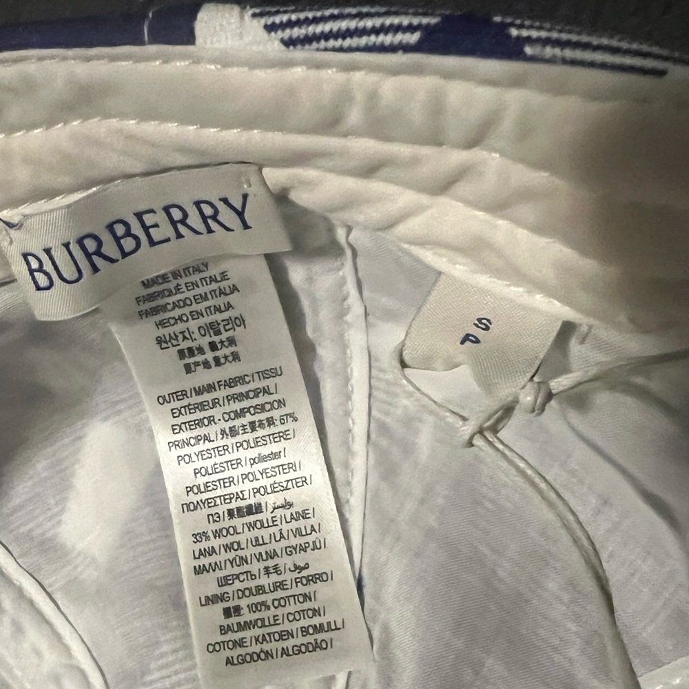 Burberry Tartan Baseball Hat size S NWT!!! - Picture 7 of 15